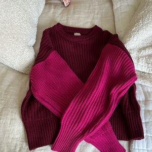 Target sweater!! Wore it for Valentine’s Day it was super cute